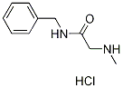 N-Benzyl-2-(methylamino)acetamide hydrochloride Struktur