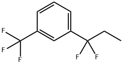 1-(1,1-Difluoropropyl)-3-(trifluoromethyl)benzene Struktur