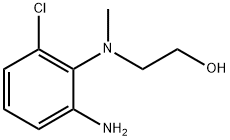 2-(2-Amino-6-chloromethylanilino)-1-ethanol Struktur