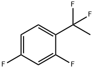 1-(1,1-Difluoroethyl)-2,4-difluorobenzene Struktur