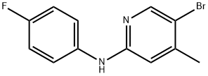 N-(5-Bromo-4-methyl-2-pyridinyl)-N-(4-fluorophenyl)amine Struktur