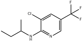 N-(sec-Butyl)-3-chloro-5-(trifluoromethyl)-2-pyridinamine Struktur