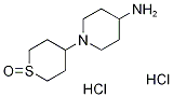 4-piperidinamine, 1-(tetrahydro-1-oxido-2H-thiopyran-4-yl) Struktur