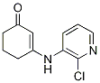 2-cyclohexen-1-one, 3-[(2-chloro-3-pyridinyl)amino]- Struktur