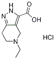 2H-pyrazolo[4,3-c]pyridine-3-carboxylic acid, 5-ethyl-4,5 Struktur