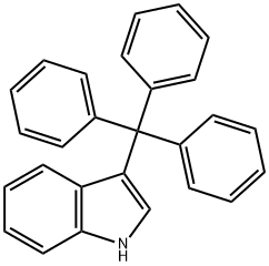 3-Trityl-1H-indole Struktur