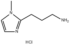 [3-(1-Methyl-1H-imidazol-2-yl)propyl]amine dihydrochloride Struktur