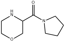 Morpholin-3-yl-pyrrolidin-1-yl-methanone Struktur