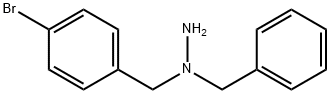 1-BENZYL-1-(4-BROMOBENZYL)HYDRAZINE Struktur