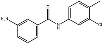 3-AMINO-N-(3-CHLORO-4-METHYLPHENYL)BENZAMIDE Struktur