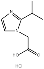 (2-ISOPROPYL-IMIDAZOL-1-YL)-ACETIC ACIDHYDROCHLORIDE Struktur