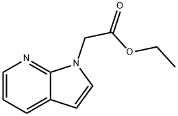 ethyl 2-(1H-pyrrolo[2,3-b]pyridin-1-yl)acetate Struktur