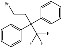 1,1'-(4-Bromo-1,1,1-trifluorobutane-2,2-diyl)-dibenzene Struktur