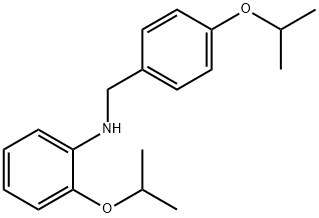 2-Isopropoxy-N-(4-isopropoxybenzyl)aniline Struktur