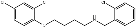 N-(2-Chlorobenzyl)-4-(2,4-dichlorophenoxy)-1-butanamine Struktur