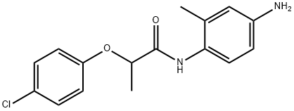 N-(4-Amino-2-methylphenyl)-2-(4-chlorophenoxy)-propanamide Struktur