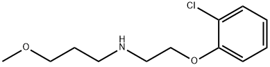 N-[2-(2-Chlorophenoxy)ethyl]-3-methoxy-1-propanamine Struktur