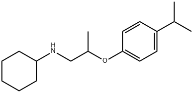 N-[2-(4-Isopropylphenoxy)propyl]cyclohexanamine Struktur