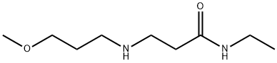 N-Ethyl-3-[(3-methoxypropyl)amino]propanamide Struktur