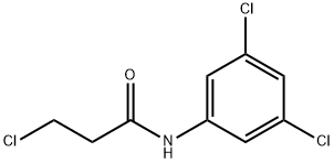 3-chloro-N-(3,5-dichlorophenyl)propanamide Struktur