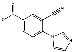 2-(1H-imidazol-1-yl)-5-nitrobenzonitrile Struktur