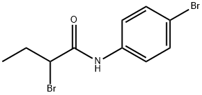 2-bromo-N-(4-bromophenyl)butanamide Struktur