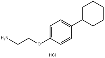 [2-(4-cyclohexylphenoxy)ethyl]amine hydrochloride Struktur