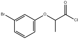 2-(3-bromophenoxy)propanoyl chloride Struktur