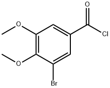 3-bromo-4,5-dimethoxybenzoyl chloride Struktur