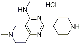 Methyl-(6-methyl-2-piperidin-4-yl-5,6,7,8-tetra-hydro-pyrido[4,3-d]pyrimidin-4-yl)-amine HCl Struktur