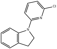 1-(6-Chloro-2-pyridinyl)indoline Struktur