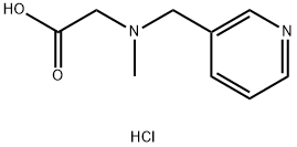 (Methyl-pyridin-3-ylmethyl-amino)-acetic aciddihydrochloride Struktur