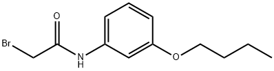 2-Bromo-N-(3-butoxyphenyl)acetamide Struktur