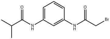 N-{3-[(2-Bromoacetyl)amino]phenyl}-2-methylpropanamide Struktur