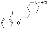 4-[2-(2-Iodophenoxy)ethyl]piperidine hydrochloride Struktur