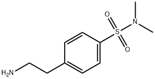 4-(2-Amino-ethyl)-N,N-dimethyl-benzenesulfonamide Struktur