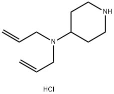 N,N-Diallyl-4-piperidinamine dihydrochloride Struktur