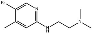 N1-(5-Bromo-4-methyl-2-pyridinyl)-N2,N2-dimethyl-1,2-ethanediamine Struktur