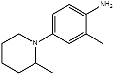 2-Methyl-4-(2-methyl-1-piperidinyl)aniline Struktur