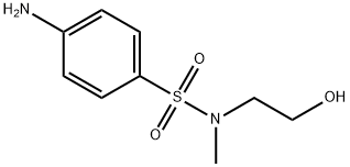 benzenesulfonamide, 4-amino-N-(2-hydroxyethyl)-N-methyl- Struktur