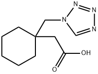 [1-(1H-Tetrazol-1-ylmethyl)cyclohexyl]acetic acid Struktur