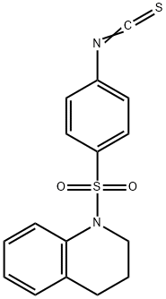 1-[(4-ISOTHIOCYANATOPHENYL)SULFONYL]-1,2,3,4-TETRAHYDROQUINOLINE Struktur