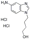 4-(5-AMINO-BENZOIMIDAZOL-1-YL)-BUTAN-1-OLDIHYDROCHLORIDE Struktur