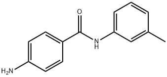 4-AMINO-N-(3-METHYLPHENYL)BENZAMIDE Struktur