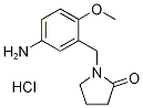 1-(5-Amino-2-methoxybenzyl)pyrrolidin-2-onehydrochloride Struktur