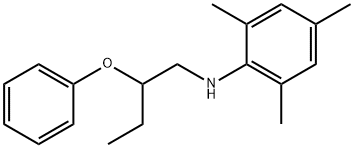 2,4,6-Trimethyl-N-(2-phenoxybutyl)aniline Struktur