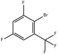 2-Bromo-3,5-difluorobenzotrifluoride Struktur