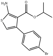 Isopropyl 2-amino-4-(4-bromophenyl)thiophene-3-carboxylate Struktur