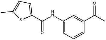 N-(3-Acetylphenyl)-5-methylthiophene-2-carboxamide Struktur