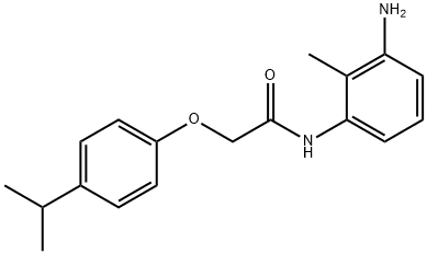 N-(3-Amino-2-methylphenyl)-2-(4-isopropylphenoxy)-acetamide Struktur